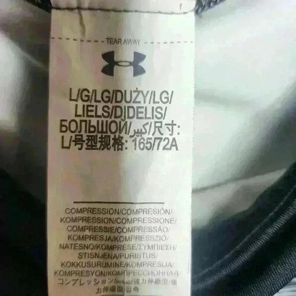 Under armour women's fitted compression leggings geometric print size large - Picture 6 of 8